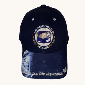 Vintage Bob Hope Chrysler Classic Golf Tournament Cap, Adjustable, Embroidered